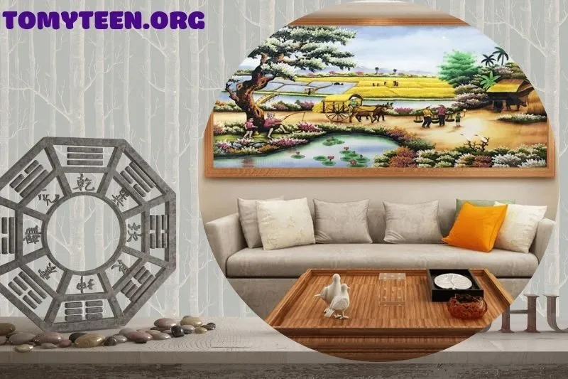 Chọn tranh phong thủy treo phòng khách theo tuổi gia chủ