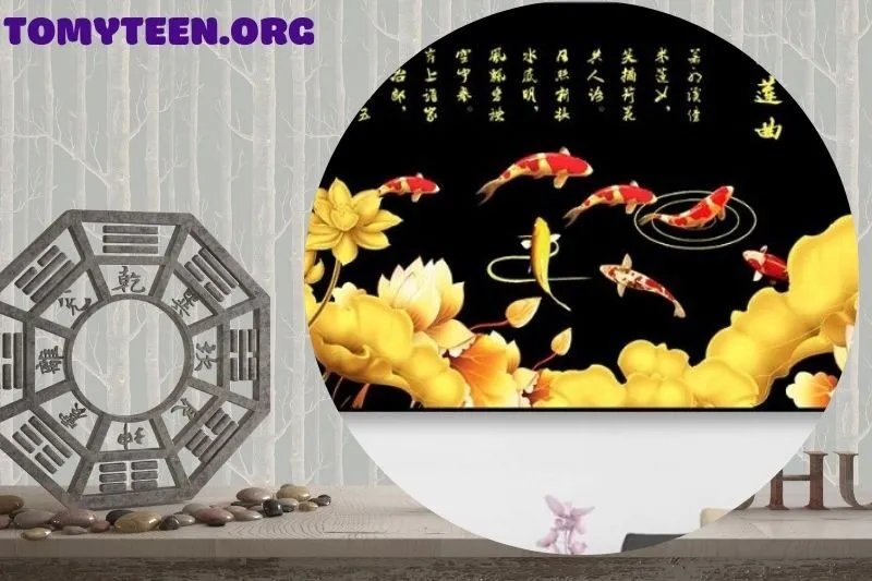 Lợi ích khi sử dụng tranh bông sen vàng trong phong thủy