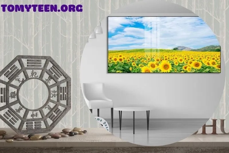 Màu sắc và kiểu dáng tranh hoa hướng dương phù hợp phong thủy