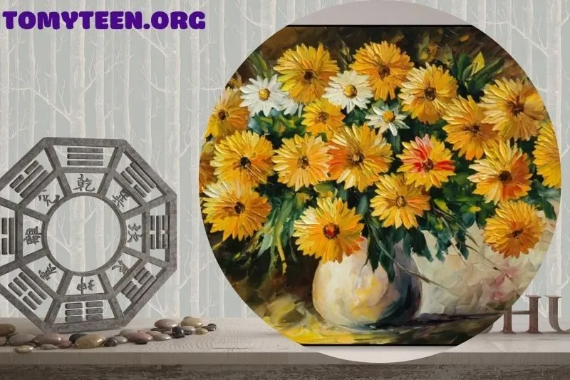 Ý nghĩa phong thủy của tranh hoa cúc và tại sao nên lựa chọn