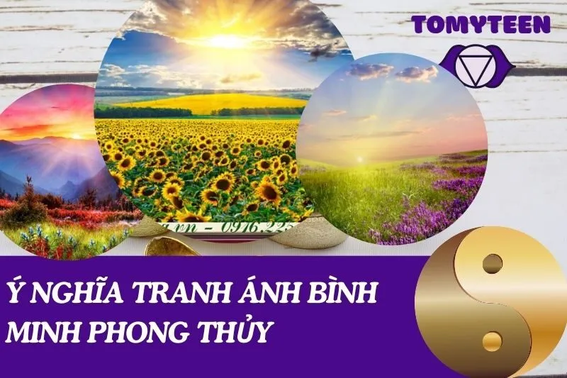 ý nghĩa tranh ánh bình minh phong thủy