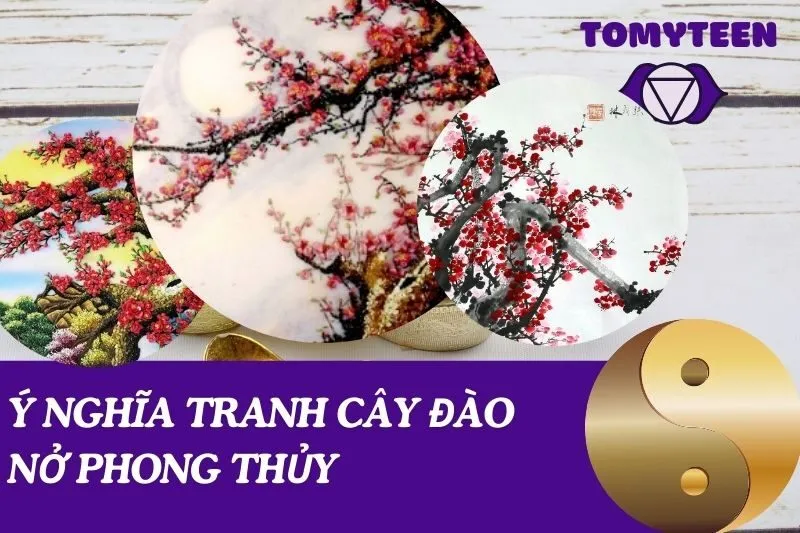 ý nghĩa tranh cây đào nở phong thủy