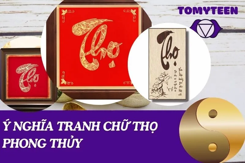 ý nghĩa tranh chữ Thọ phong thủy