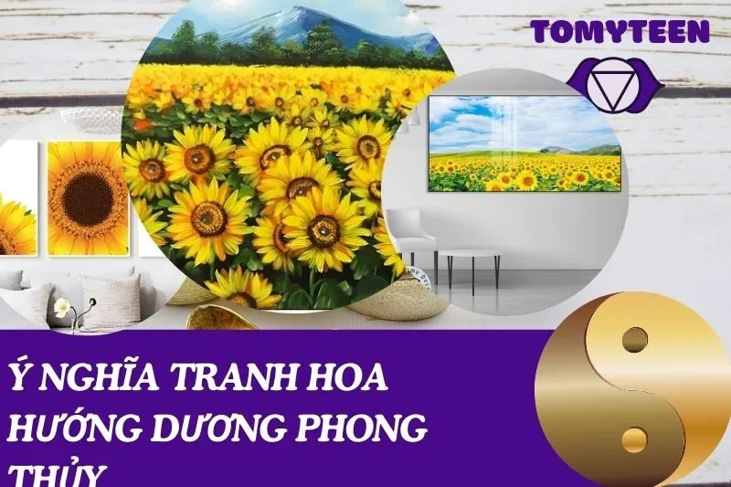 ý nghĩa tranh hoa hướng dương phong thủy