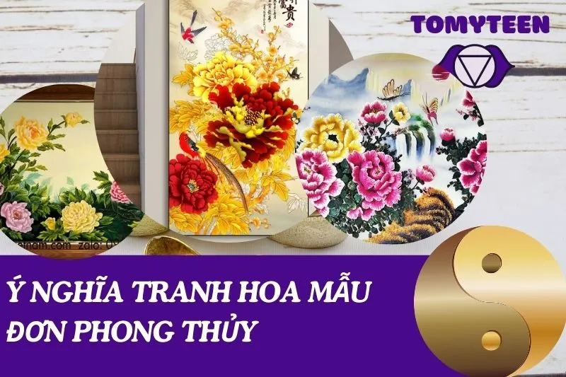 ý nghĩa tranh hoa mẫu đơn phong thủy