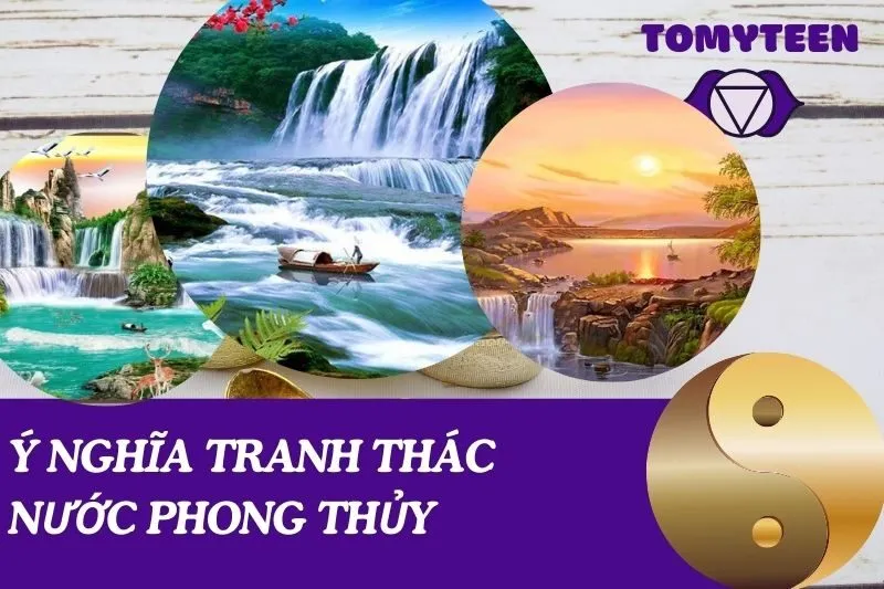 ý nghĩa tranh thác nước phong thủy