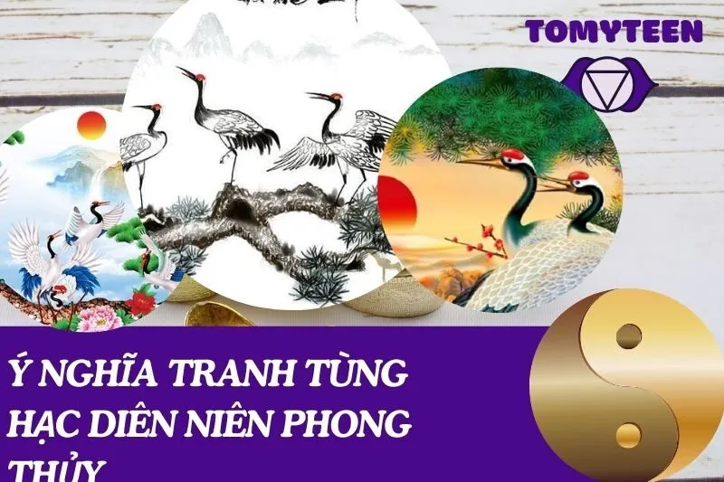 ý nghĩa tranh tùng hạc diên niên phong thủy