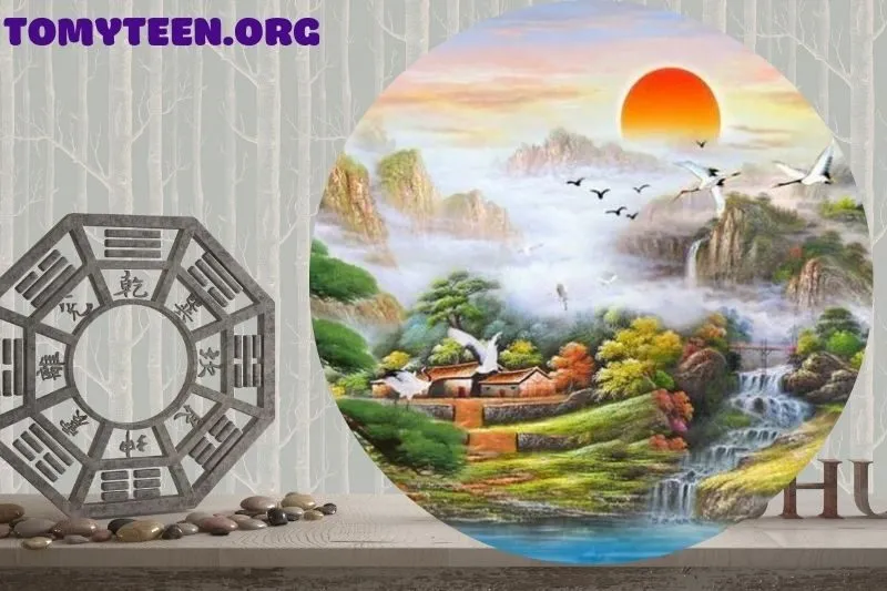 Ý nghĩa phong thủy của tranh Nhật Xuất Thiên Sơn